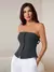 Top tubo gris formal en internet