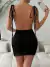 Imagen de Vestido de mujer con cuello halter negro