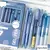 Set x7 boligrafos de gel negro