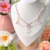 Collar elegante floral en internet