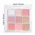 Paleta de 9 sombras rosa - tienda en línea