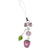 Strawberry Pink Keychain