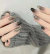 Uñas Press On Black Y2K