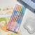Set x12 bolígrafos borrables tinta gel azul