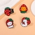 Pines metálicos gatitos fresas - comprar en línea