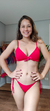 Top Nozinho Dupla Face Vermelho com Rosa