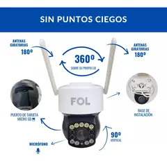 Camara De Seguridad Wifi Inteligente Exterior Fol Fc-ak006 - tienda en línea