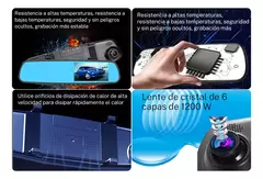 Cámara Espejo Retrovisor Frente Y Trasera Auto Full Hd Dvr - tienda en línea