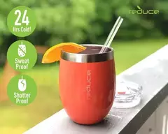Termo Reduce Cold-1 Chiller 20oz/590 Ml Alta Calidad Naranja en internet
