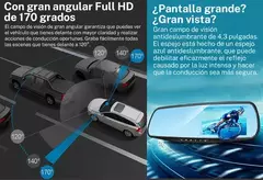Cámara Espejo Retrovisor Frente Y Trasera Auto Full Hd Dvr en internet