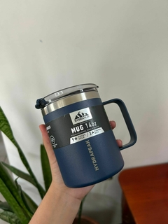 Taza para Café con asa - 14oz Insulated Coffee Mug with Handle - Azul Marino - comprar en línea