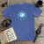 Camiseta estonada azul "Super poder" – Aventtura-X ( 100% algodão )