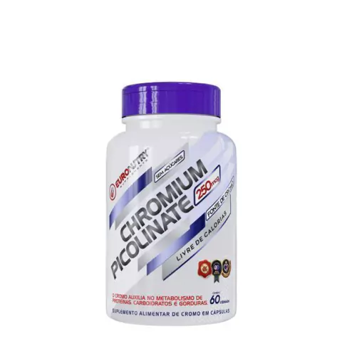 Cromo Picolinato 250mcg 60caps EURONUTRY
