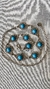 Cinto Boho turquesa - comprar online