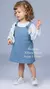 Salopete Infantil Feminina Texturizada - usemminis