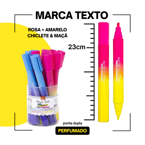 MARCA TEXTO DOUBLE INFINITY C/ CHEIRO BRW 23CM - comprar online