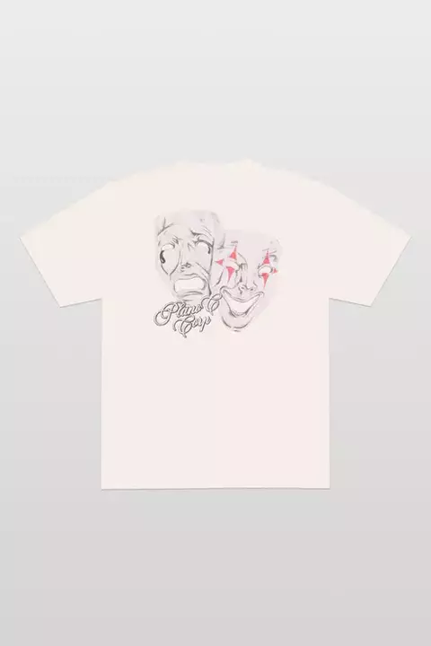 Camiseta Plano C - Masks (Off-White)