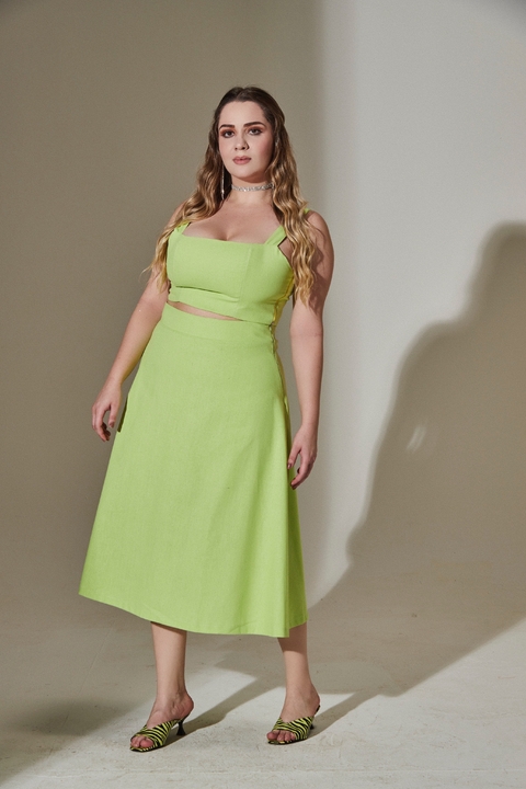 Saia Nena Verde Lima