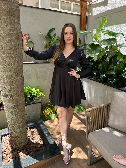 Vestido Lena - Preto