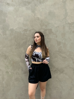 Cropped Mia - Estampado - comprar online