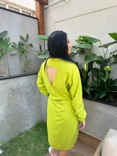 Chemise Andrea - Verde Lima - comprar online