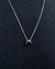 Colar De Prata Cristal Preto - loja online