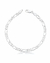 Pulseira De Prata Fígaro 3x1 5mm