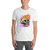 Camiseta unissex com mangas curtas
