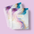 AGENDA ABSTRATA ROXO E VERDE