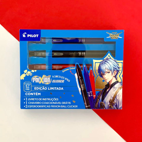 Kit Frixion Clicker Samurai Kizuna Edição Limitada - Pilot