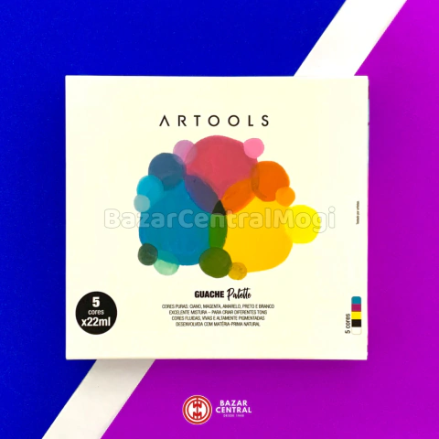 Guache Palette Bisnaga 5 Cores - Artools