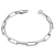 Pulsera Mujer Forcet Plata de Acero Inoxidable