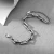 Pulsera Hombre Eslabones en U Plata de Acero Inoxidable - Vulton