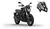Cúpula Metálica para Dominar 250 / 400 – Parabrisas Windshield Negro