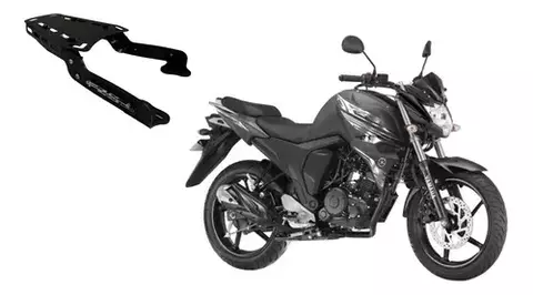 Parrilla Articulada para Yamaha FZ 2.0 – Portabultos Ajustable en Acero Negro