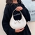 Imagem do Bolsa Feminina Hobo de Couro Meia Lua