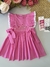 Vestido Floral Eloá - Rosa Pink - comprar online