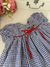 Vestido Dolores - Azul Marinho Xadrez - Cheiro do Campo Baby