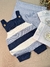 Romper Tricot Listras - Azul Marinho - comprar online