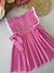 Vestido Floral Eloá - Rosa Pink - Cheiro do Campo Baby
