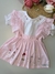 Jardineira Bárbara - Rosa Bebê - comprar online