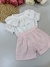 Conjunto Alice Listra Rosa