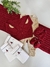 Saída Maternidade Tricot Alexandre - Vermelho