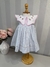 Vestido Lily - Azul Bebê Listras - comprar online