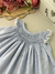 Vestido Casinha de Abelha - Azul Bebê - Cheiro do Campo Baby