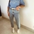 Calça Mom Jeans Marmorizada