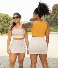 SAIA JEANS CARGO NUDE