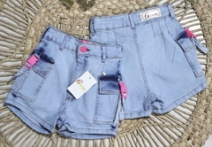 SHORT CARGO JEANS - ROSA - comprar online