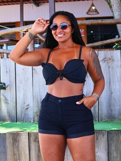 SHORT JEANS PRETO - loja online