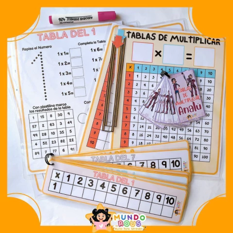 KIT TABLAS DE MULTIPLICAR - comprar en línea